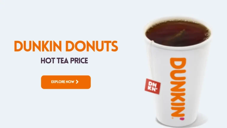 Dunkin Donuts Hot Tea