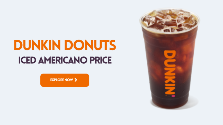 Dunkin Donuts Iced Americano