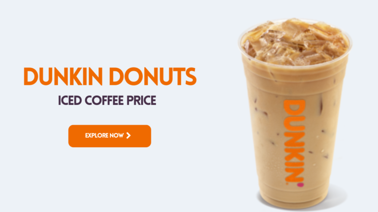 Dunkin Donuts Iced Coffee