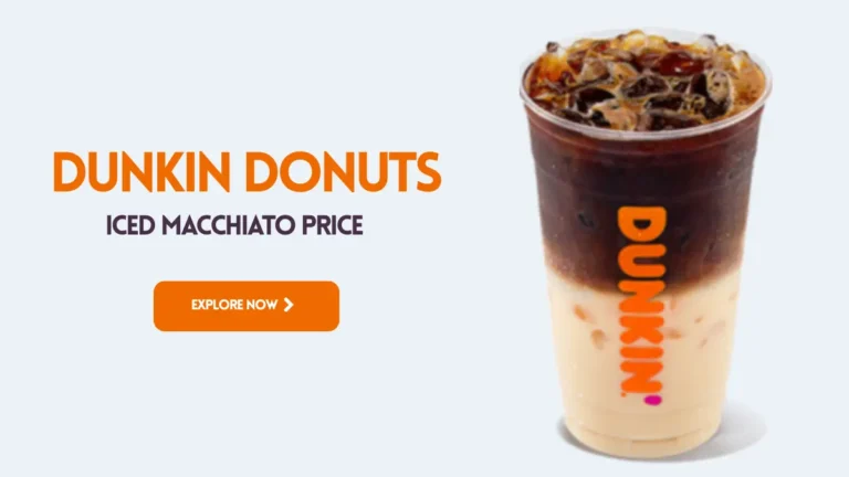 Dunkin Donuts Iced Macchiato