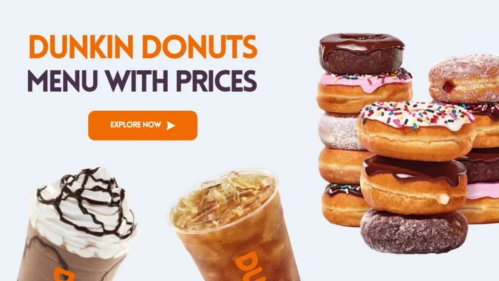 dunkin donuts menu with prices