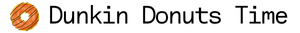 dunkin donuts time logo