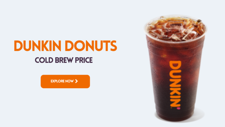Dunkin Donuts Cold Brew